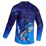 Mens Fishing Shirt Long Sleeve, Fishing Jerseys Fish Tshirts - Breathable, Cooling, Light-Weight - Image 2