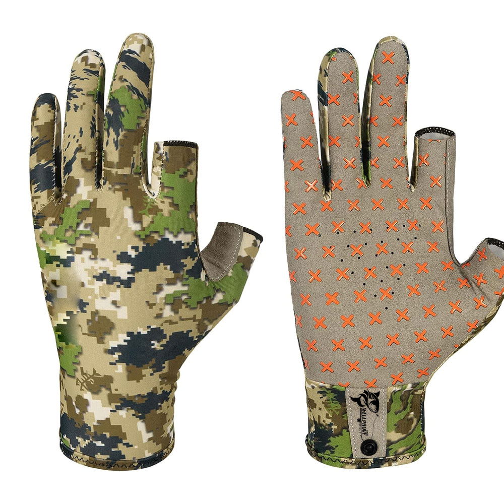 04-2-1.jpg Unisex Fingerless Camo Hunting Gloves for Men's Women's - Image 1