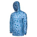 60% Polyester 40% Nylon Fish Hoodie