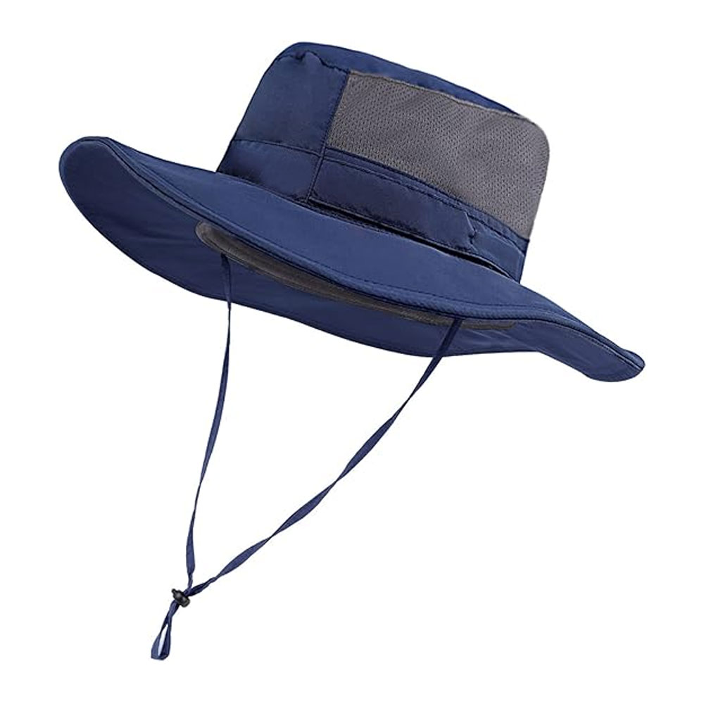07-1-1.jpg Sun Fishing Hat Water Resistant with Detachable Neck Flap - Image 1