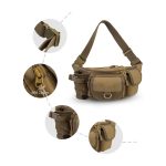 ishing Tackle Bag with Adjustable Waist Strap, Portable Multi-function Fanny Fishing Storage Pack - Image 2