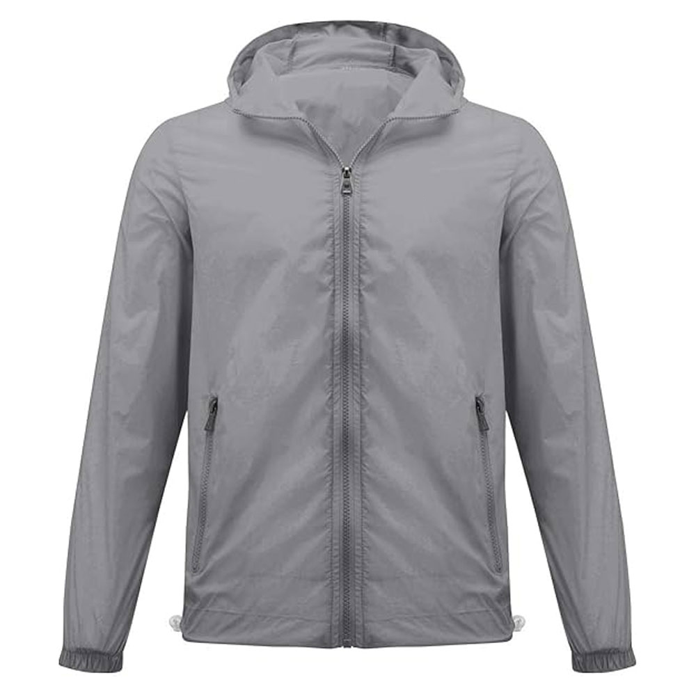 16-2-1.jpg Men's Sun Protection Outdoor Lightweight Full Zip Hoodie Jacket Long Sleeve Fishing Hiking - Image 1