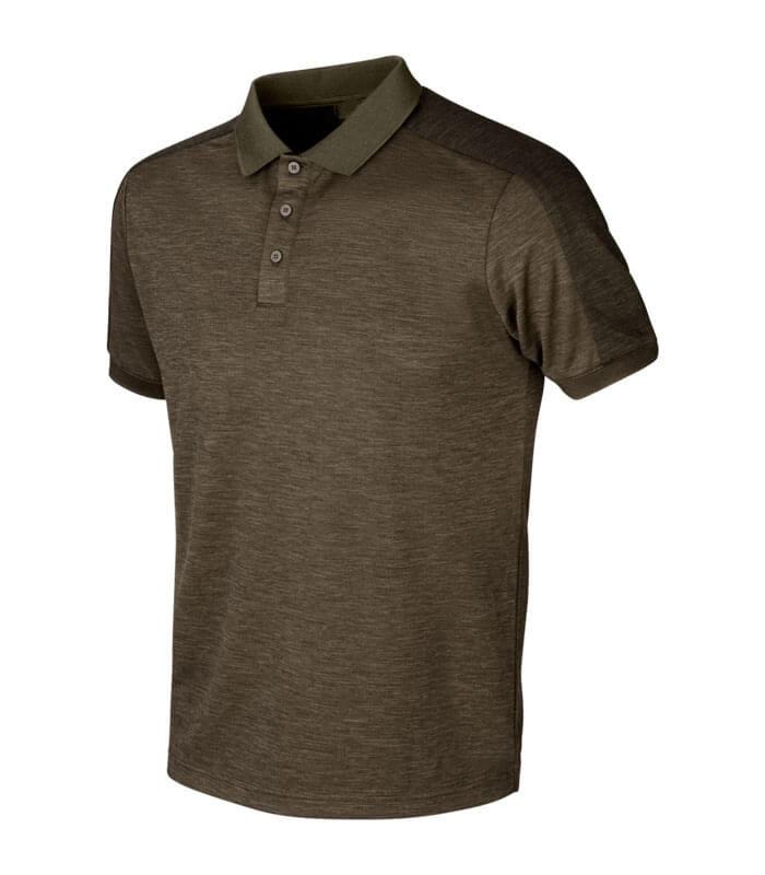 harkila-tech-polo-de-caza-y-campo-marron.jpg Hunting Polos - Image 1